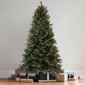 7ft pre-thắp sáng thân thiện với môi Cây giáng sinh nhân tạo 800 ấm dẫn Đèn chất lượng cao thực tế PVC nhà kỳ nghỉ trang trí - Product Image 4