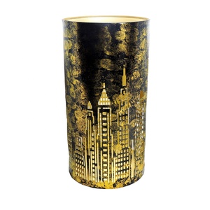 Lanterne en fer de conception moderne faite à la main bougeoir de haute qualité décoration de lumière de Noël unique autres bougeoirs bougie - Product Image 1