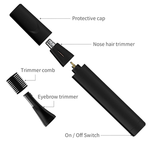 Createdog Tagliacapelli Elettrico 2-in-1 <span class=keywords><strong>per</strong></span> <span class=keywords><strong>Naso</strong></span> <span class=keywords><strong>e</strong></span> <span class=keywords><strong>Orecchie</strong></span> con Alimentazione USB <span class=keywords><strong>e</strong></span> Batteria <span class=keywords><strong>per</strong></span> Camper <span class=keywords><strong>e</strong></span> Auto - Product Image 4