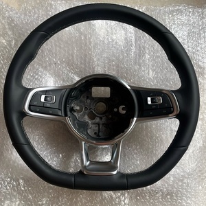 Volante <span class=keywords><strong>de</strong></span> Cuero Negro Completo para Volkswagen Golf MK7 MK7.5 MK8 GTI R Jetta Passat B8 Tayron T Roc <span class=keywords><strong>Arteon</strong></span> Atlas, Venta al Por Mayor - Product Image 4