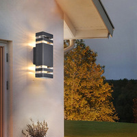 Nouveau design Applique murale de jardin extérieur IP65 Intérieur Chambre Salon Couloir Hôtel Extérieur Applique murale LED étanche