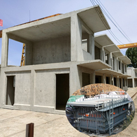 Moule à béton réutilisable et facile à installer, adapté à la construction de villas, d'entrepôts et de maisons modulaires