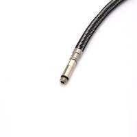 Vente directe usine – Tuyau tressé en acier inoxydable F1/2 M10, design moderne et flexible, certifié CE, garantie 3 ans pour usage domestique