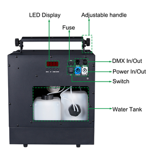 Igracelite 900W Macchina Effetto Fumo e Bolle Gigante per Matrimoni ed Eventi, Controllo Remoto DMX, Generatore di Fumo e Bolle Grande, Effetto Speciale Smog <span class=keywords><strong>FX</strong></span> - Product Image 3