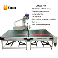 Youdo machine matelas bande bord machine à coudre 300 U tête literie douce sac de couchage matelas semi-automatique bande bord machine