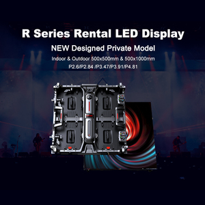 Pantalla LED Curva Creativa para Exteriores IP65 P2.6 P2.9 P3.9, Panel LED de <span class=keywords><strong>Alquiler</strong></span> de 500x500mm, Pantalla LED para <span class=keywords><strong>Eventos</strong></span> Deportivos - Product Image 2