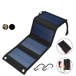 ALECTER Panneau Solaire Monocristallin Pliable 30W 20% Haute Efficacité Léger USB 5V Étanche Certifié CE TUV pour Extérieur - Product Image 2