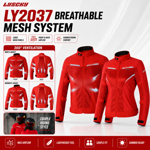 <span class=keywords><strong>Veste</strong></span> de <span class=keywords><strong>moto</strong></span> en maille respirante pour <span class=keywords><strong>femme</strong></span> et homme, modèle 2037B, idéale pour l'été et le motocross – Vêtements <span class=keywords><strong>moto</strong></span> en gros - Product Image 2