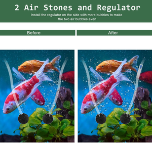 Oxygénateur pour aquarium 8W à énergie solaire, 3 modes silencieux, 2 pierres à bulles, kit de tuyau d'air, système d'oxygénation pour aquarium, aération de bassin - Product Image 4