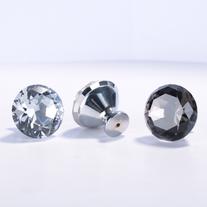 Luxe Diamantvormige Kristallen Glazen Kastknoppen Diamant Vorm Lade Keukenkasten Dressoir Kast Kast Trekt Handgrepen - Product Image 3