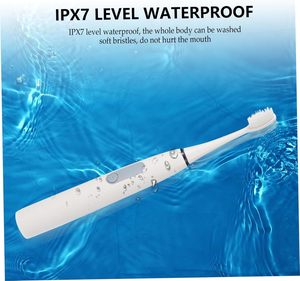 Venta al por mayor 2024 Precio de fábrica Gran oferta Cepillo de dientes eléctrico para adultos con dos cabezales de nailon suaves adicionales para el hogar - Product Image 2
