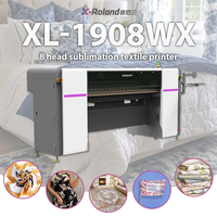 Impresora de Inyección de Tinta Industrial de Alta Velocidad de 1.9m de Ancho con 8 Cabezales I3200-A1, Máquina de Impresión Digital por Sublimación para Textiles