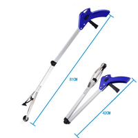 Collecteur d'ordures pliable en alliage d'aluminium, pince sanitaire pour ramasser les objets