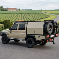 Auvent amovible en aluminium, boîte à outils en aluminium, adapté aux camionnettes et à une utilisation en extérieur