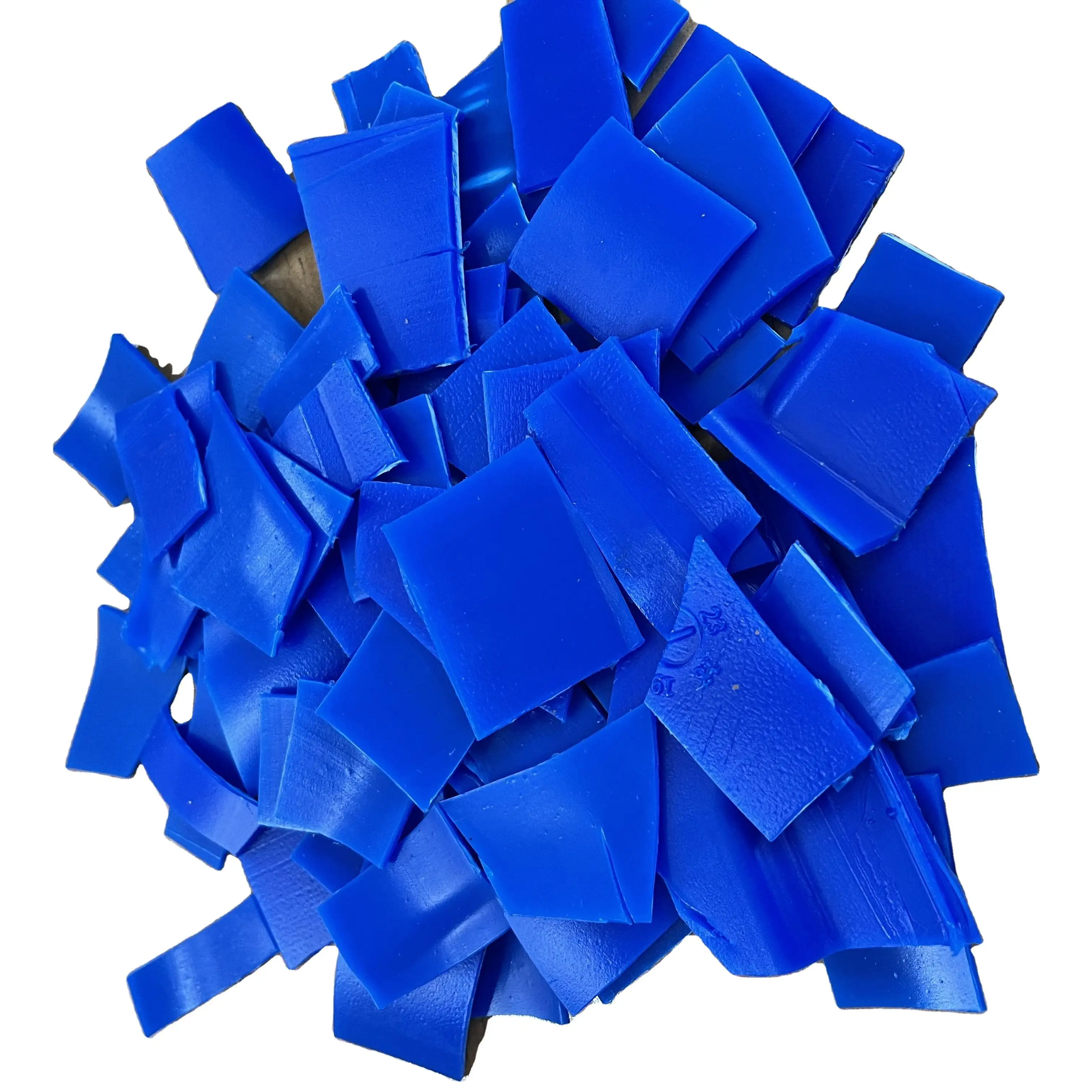 Chine Fournisseur HDPE bleu tambour déchets de plastique recyclé bleu HDPE déchets