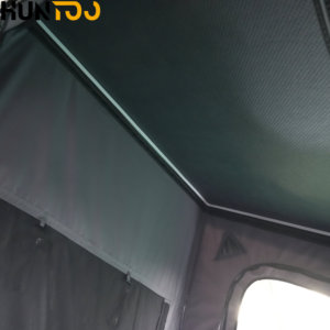 Carpa de Techo Rígida para Camioneta Ford F150, de Aluminio, Triangular, para Campamento al Aire Libre, de Alta Calidad, Marca Huntoo - Product Image 4