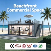 Contenedor Desmontable Resistente a los Rayos UV con Techo Refrigerante y Panel Sándwich Aislado para Oficina en la Playa o Espacio de Trabajo Remoto en la Costa