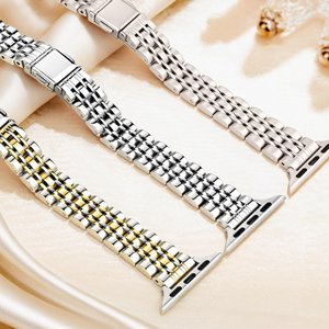 <span class=keywords><strong>Bracelet</strong></span> <span class=keywords><strong>Apple</strong></span> <span class=keywords><strong>Watch</strong></span> en acier inoxydable brillant pour femmes, 49 mm, 46 mm, pour <span class=keywords><strong>Apple</strong></span> <span class=keywords><strong>Watch</strong></span> Ultra 3, 2, iWatch Series 11, 10, 9, <span class=keywords><strong>SE</strong></span> 3, 2 - Product Image 2