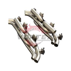 Silenciador de Escape con Ajuste de Sonido Activo Vortex OBM, Válvulas Valvetronic, Acabado Pulido Espejo, para Porsche 911 992 GT3 SS304, Silenciador Catback para Auto - Product Image 4