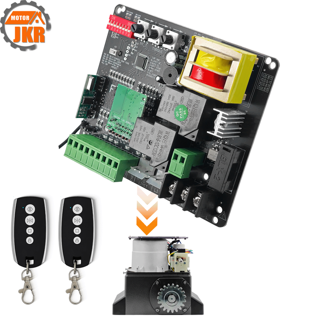 Smart AC Gate Controller for Sliding Gate Motor Systems Modern Design Pedestrian Mode App Control Soft Start Easy Screw