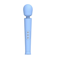 12-Frequenz Diamant-Mikrofon USB Aufladbarer Magic AV Zauberstab Vibrator Massagegerät für Frauen Körper