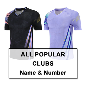 공장 도매 사용자 정의 축구 클럽 축구 유니폼 100% 폴리 에스테르 통기성 운동복 사용자 정의 팀 이름 - Product Image 1