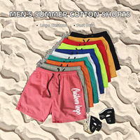 Trajes de Baño Casuales Personalizados para Hombre, Secado Rápido, Spandex/Algodón, Cintura Elástica con Cordón, Más de 10 Colores, Shorts de Playa, Logotipo Personalizado al por Mayor