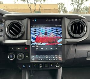 PA 2023 12,1 "Android 12,0 <span class=keywords><strong>pantalla</strong></span> Vertical coche estéreo REPRODUCTOR DE DVD navegación Gps para Toyota Tacoma 2016 - 2023 Tesla Radio - Product Image 3