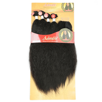 BELEZA En gros Lot de mèches de cheveux 20"22" Cozy Wavy avec closure en dentelle T-part 2*4, extension de cheveux en fibre haute température