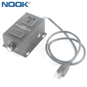 Speed Power Controller Dimmer Thermostat AC 220V 10000W SCR Voltage Regulator with USA UK plug