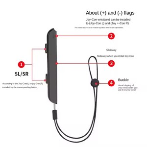 Left and Right Portable Wristband Carrying Rope Hand Strap Wrist Strap for Nintendo Switch Joy-Con Controller NS <strong>Accessories</strong> - Product Image 6