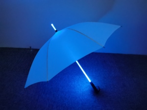 ร่ม LED แบบตรงพร้อมก้านไฟเปลี่ยนสีได้7สีด้ามจับพลาสติกควบคุมด้วยตนเอง - Product Image 5