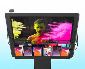 Pantalla Publicitaria IZA de 21.5 Pulgadas 2026 con Software de Señalización Preinstalado, Estación de Carga Móvil, Cargador de Celulares - Product Image 4