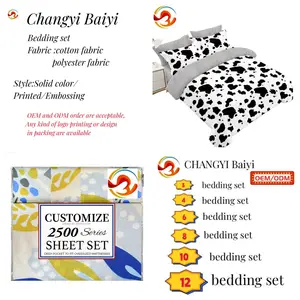 4-Piece queen Bed Sheets Extra Soft 1800 Microfibra equipado Folha Set cama king set folha para cama