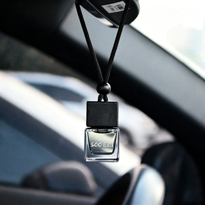 Perfume para Auto SOCELI, Botella de Vidrio Líquido de 10 ml, Tapa de Madera, Aroma de Lujo, Ambientador para Espejo Retrovisor, Evaporación Natural - Product Image 2