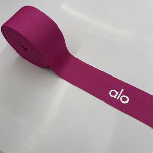 Custom Jacquard Striped Sports Bra Band High Tenacity <b>Elastic</b> Underwear Webbing with Herringbone Waistband for Bags - Product Image 6