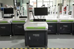 YAOMATEC 30W macchina da tavolo per marcatura Laser in fibra di metallo incisione plastica per incisione stampante a getto d'inchiostro macchina per marcatura Laser statica - Product Image 6