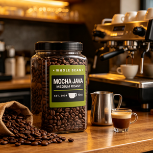 Etiqueta adhesiva personalizada impresa en vinilo impermeable para frascos de café, para empaques de granos de café, calcomanía de marca. - Product Image 5
