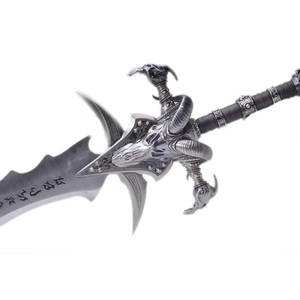 Vendita calda di 118cm Lich re Arthas frostmoonne spada gioco di 108 Warcraft mondiale Cosplay collezione artigianato piatto <span class=keywords><strong>giocattolo</strong></span> spada - Product Image 5
