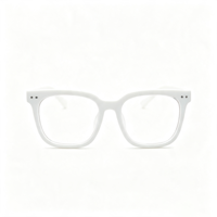 Lunettes anti-lumière bleue carrées rétro SM20021 - Monture légère en PC avec verres en résine transparente pour hommes et femmes