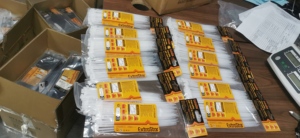 Attaches de câble autobloquantes PA66 NYLON 3.6X200 40PCS Attaches à glissière en plastique blanc Longueur écologique 300mm - Product Image 2