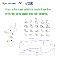 Semelles intérieures de course S-king SK80015 personnalisées avec soutien de la voûte plantaire, amorti, absorption des chocs, en fibre de carbone, lavables, unisexes, confortables
