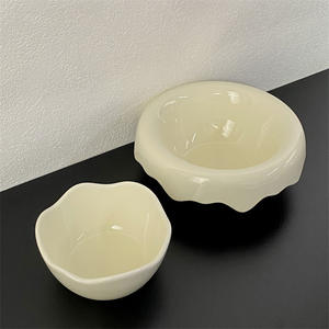 Atacado Cerâmica <span class=keywords><strong>pet</strong></span> food Cute <span class=keywords><strong>Pet</strong></span> Food água alimentador destacável cogumelo em forma lavável alta pés gato tigela - Product Image 4