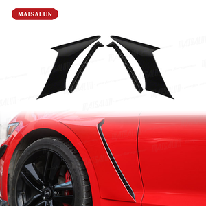 Garniture d'aération d'aile latérale de voiture en fibre de carbone pour Ford <span class=keywords><strong>Mustang</strong></span> 15-23 style GT - Product Image 2