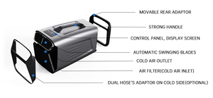 48V Portable Air Conditioner Cooling <b>Compressor</b> Refrigerant Smaller Air Volume Use Everywhere Home EU/AU/US/KR/BS <b>Mini</b> Portable - Product Image 6