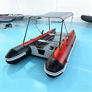 Bote Inflable Plegable Estilo Kit, de Hypalon o PVC, Catamarán Estable, Mini Bote para Pesca - Product Image 5