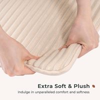 Tapis de bain moderne ultra doux motif solide tapis de douche en polyester mousse à mémoire de forme ultra absorbant lavable pour la salle de bain