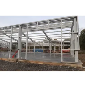 Light Metal Building Construction Gable Frame Prefabricated Industrial Steel Structure Warehouse Buildings