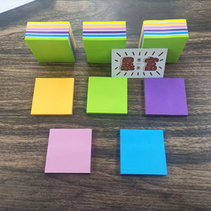 Bloc de Notas Adhesivas de Papel Coloridas Personalizables, Combinación de Notas Adhesivas Fluorescentes con Logotipo Personalizado - Product Image 1