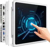 Panel PC Industrial Todo en Uno con Pantalla Táctil Capacitiva de 10 Puntos, I5-7200U, 8GB de RAM, 256GB de Almacenamiento, 2xUSB3.0, HD VGA, Hecho en China